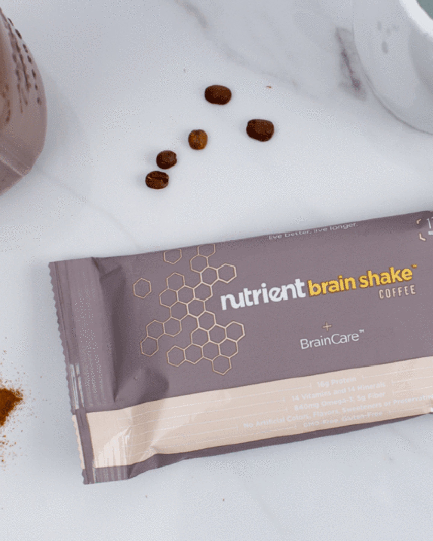 Pickle Brain Nutrient Brain Shake – Coffee – 5-Pack | Steve Deakin Pickleball