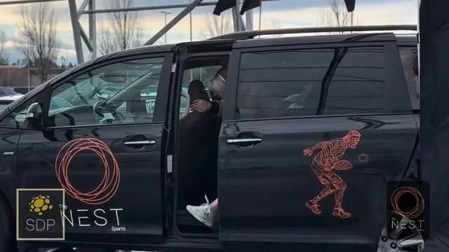 It was a great day yesterday. Some of the locals came out to welcome us to the community and piled into the Nest van. I can’t wait to get to know all these folks better and help with their game.