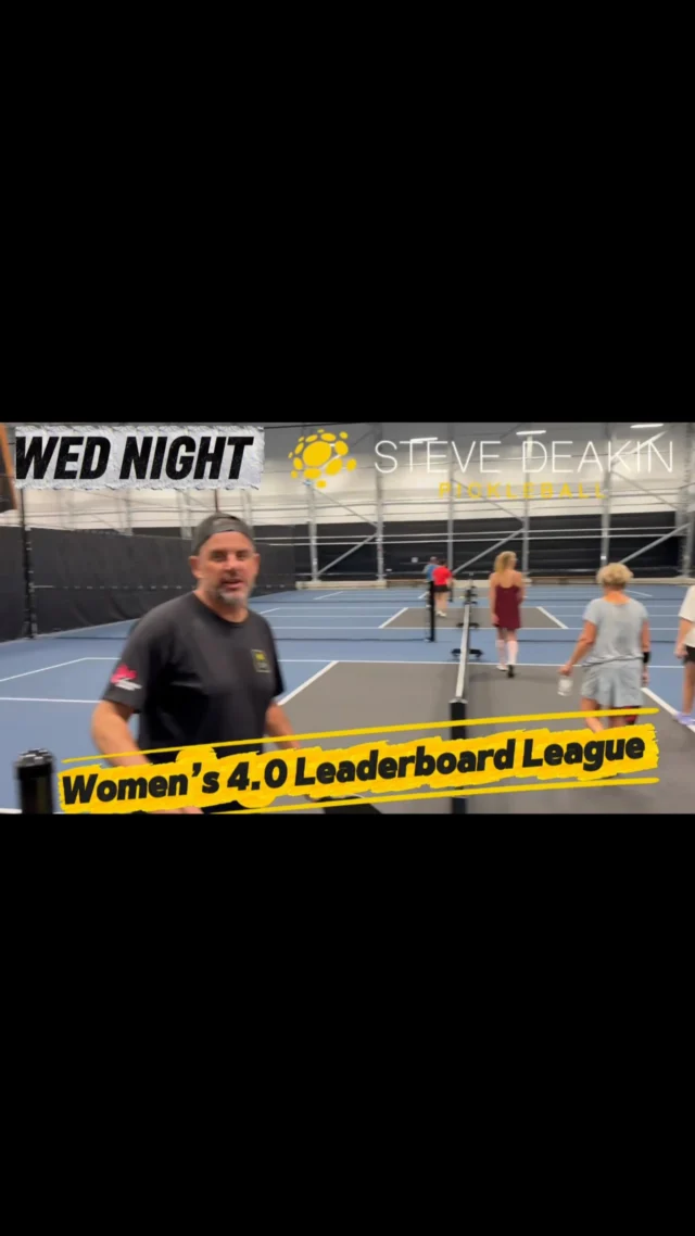 What a night watching these ladies battle for their place on the Leaderboard. Top 3….Karen, Andrea and Jun. Congrats ladies! See ya’all next week to defend. Wednesday eves 6-8pm 4.0 ladies Cumulative leaderboard league. Find it at Steve Deakin Pickleball, LINK IN BIO….or on Playbypoint at The Nest. #stevedeakinpickleball #thenestsports